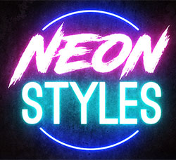 极品PS样式－18个霓虹灯效果：Photoshop Neon Styles
